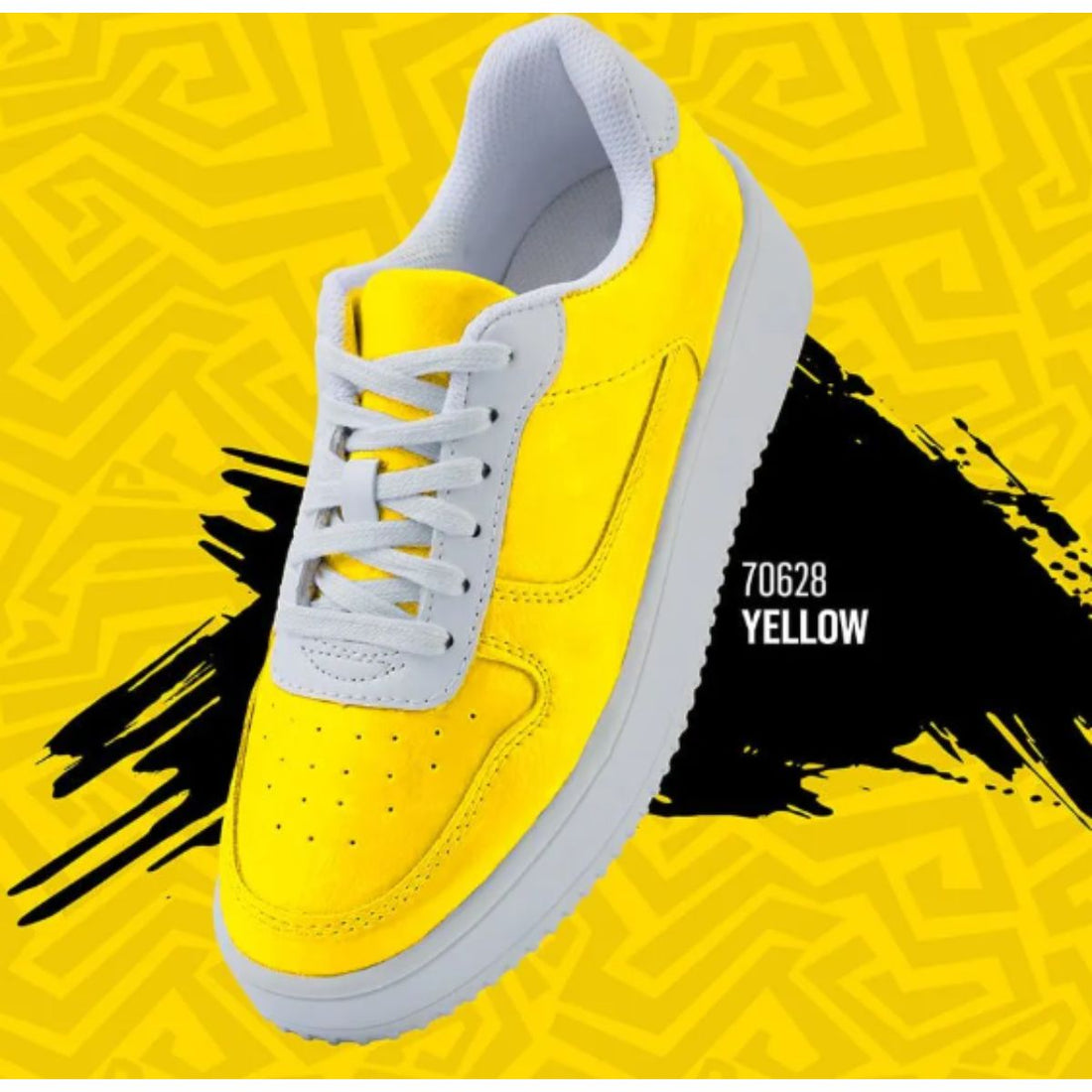 Kicks Studio Shoe Acrylic Paint Yellow / Pintura Acrílica para Cuero, Vinil y Tela Acrìlicos Plaid