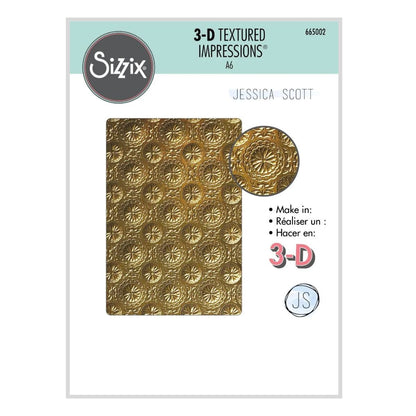 3D Textured Impressiones Blossom / Folder de Grabado de Florece Folders de Grabado Sizzix