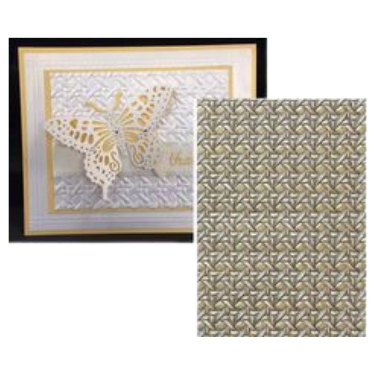 M-Bossabilities Collection Patchwork / Carpeta con Repujado Reversible Descontinuado Spellbinders