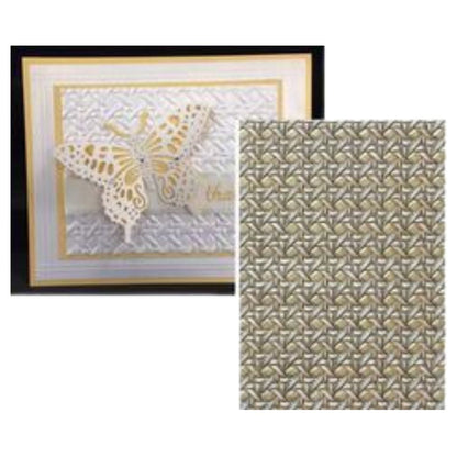 M-Bossabilities Collection Patchwork / Carpeta con Repujado Reversible Descontinuado Spellbinders