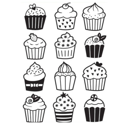 Embossing Folder Cupcake / Folder de Grabado Cupcake Descontinuado Darice