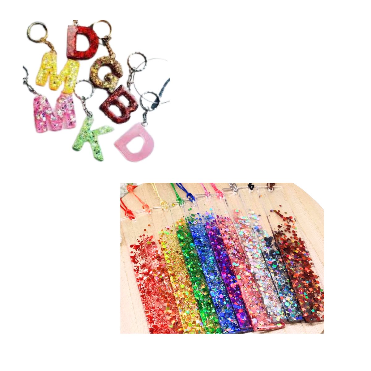 Color Pour Warm Foil Flakes / Copos de Aluminio para Verter en Resina Resina Epóxica y Accesorios American Crafts