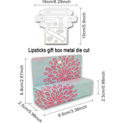 Suaje Para Hacer Cajitas para Lip Balm Dados de Corte / Suajes / Troqueles Hobbees