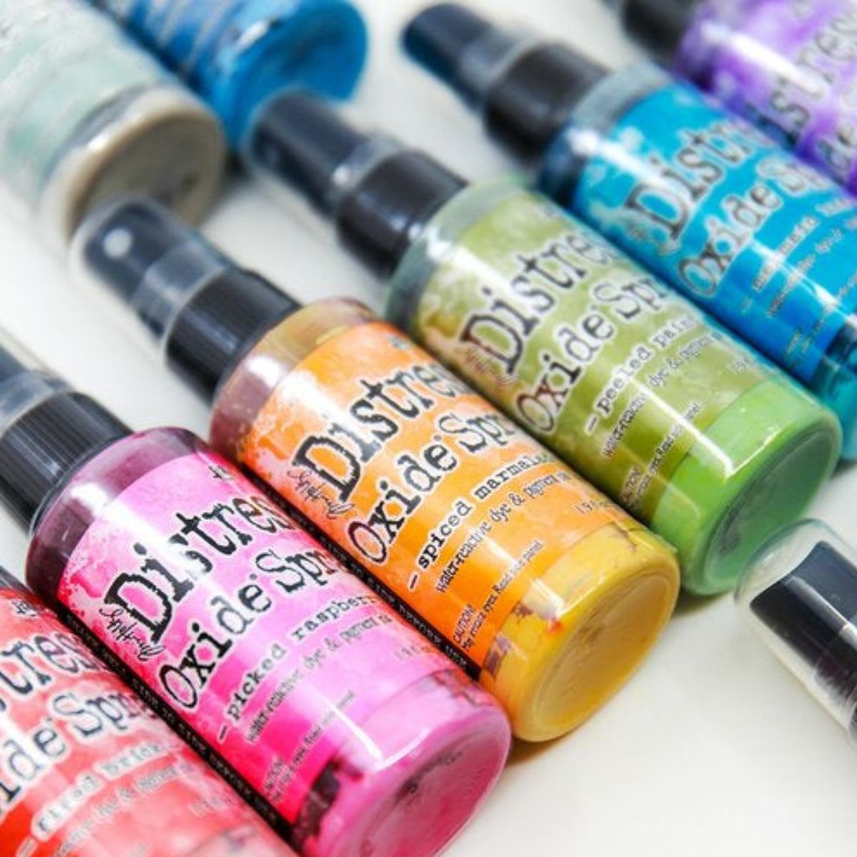 Tim Holtz Oxides Spray Bundle 1 / Paquete de Tintas en Spray Efecto Oxidado Tintas Ranger