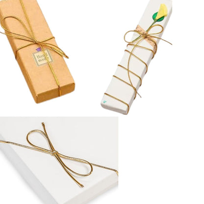 Cordón Dorado de 2mm Listones e Hilos Hobbees