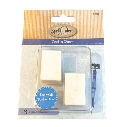Rectangle Foam Applicator Refill / Esponjas de Repuesto Pinceles y Brochas Spellbinders