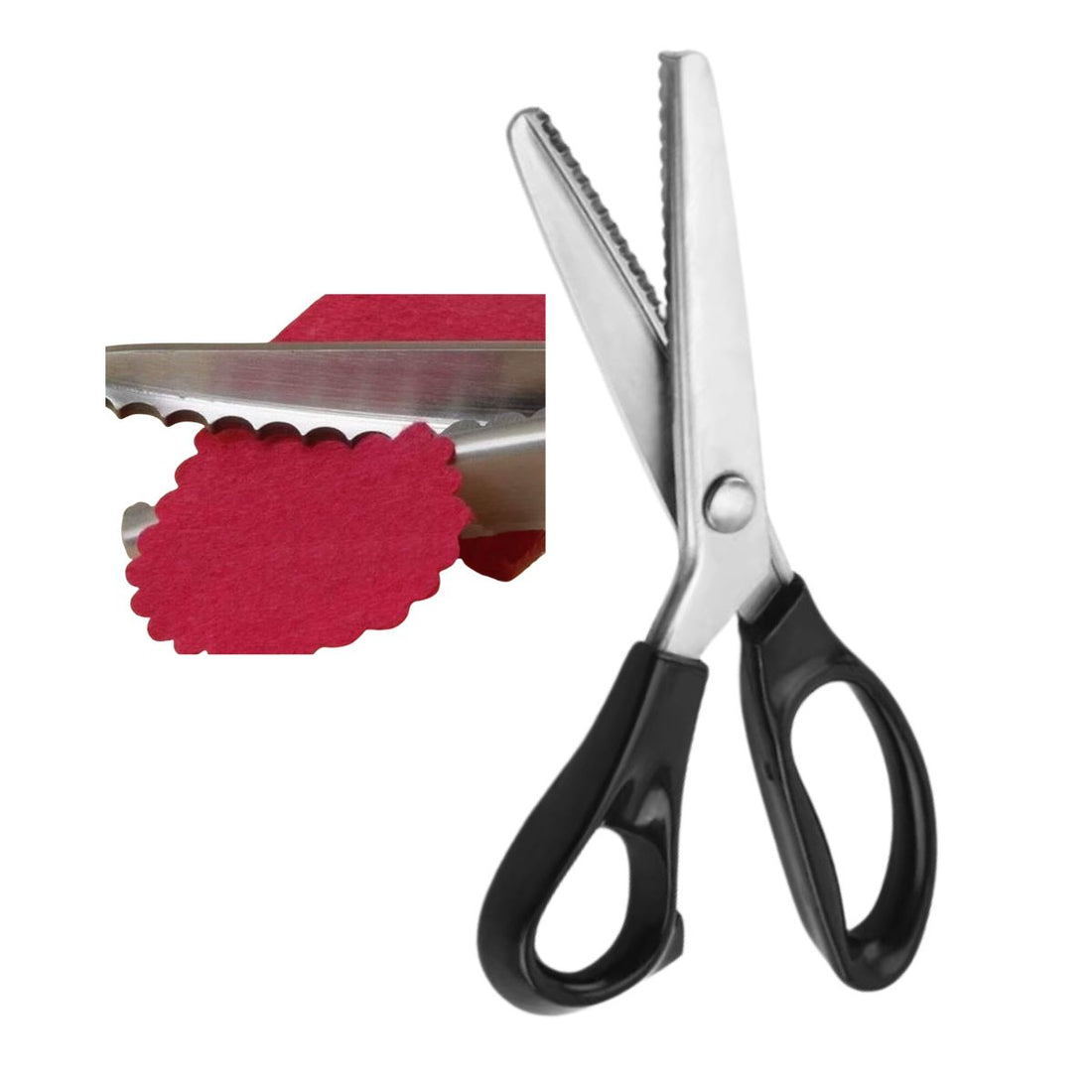 Hemline Silver Scallop Shears / Tijeras Para Tela Corte de Onditas Tijeras / Cutters Hobbees