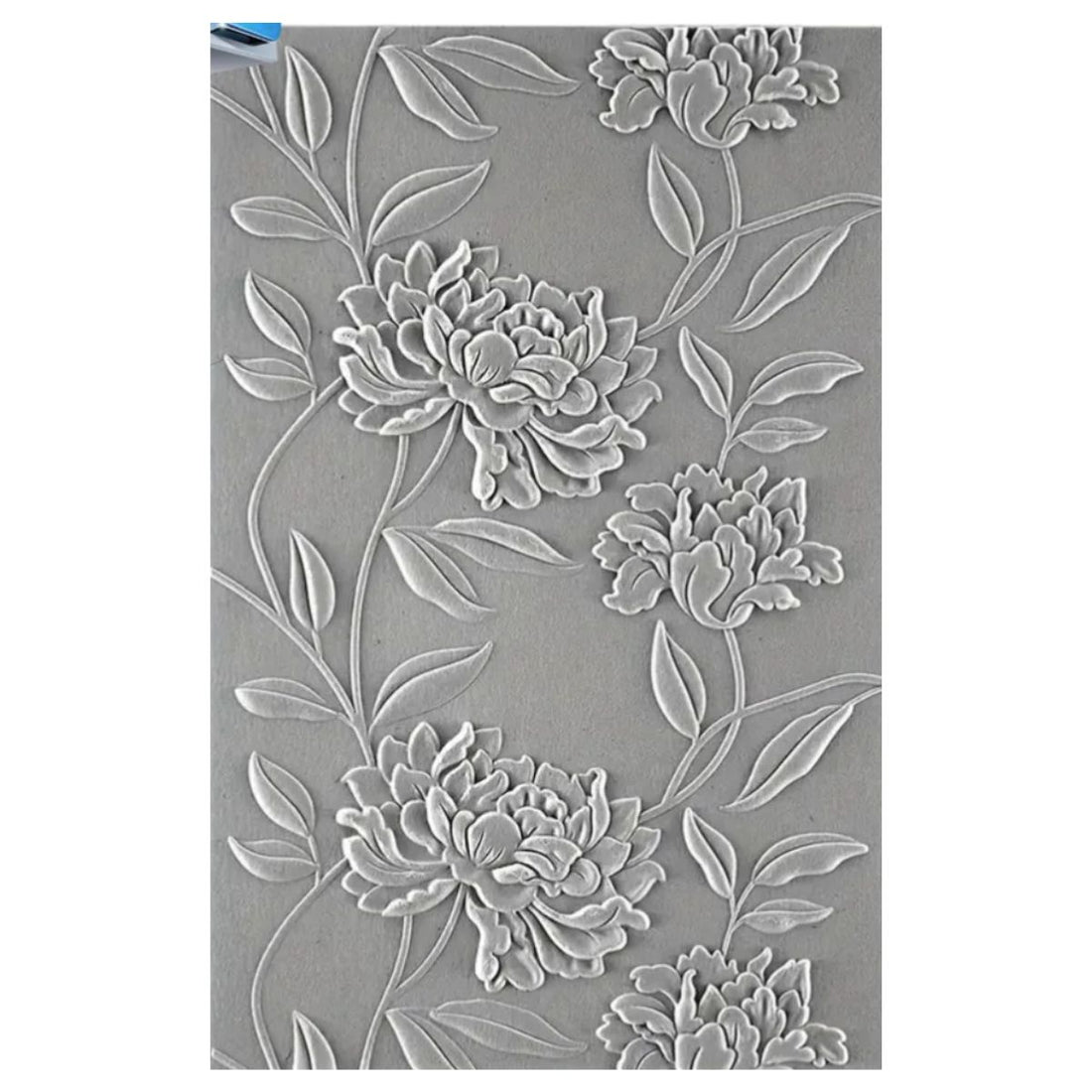 Folder de Grabado 3D de Flores y Hojas Folders de Grabado Hobbees