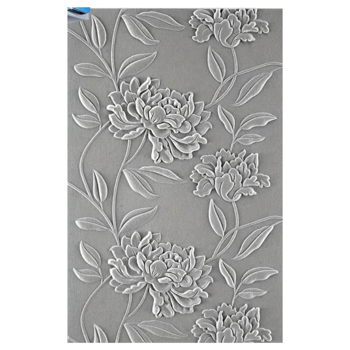 Folder de Grabado 3D de Flores y Hojas Folders de Grabado Hobbees