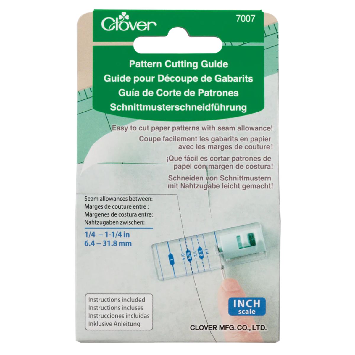 Pattern Cutting Guide / Guía para Cortar Patrones Costura Clover