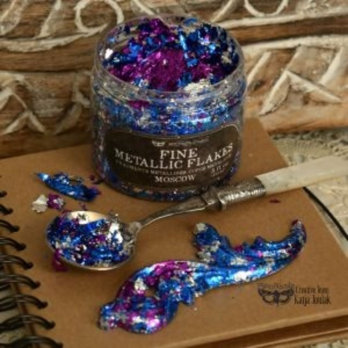 Finnabair Art Ingredients Fine Metallic Flakes / Hojuelas de Brillo New York Adornos / Embellishments Prima Marketing