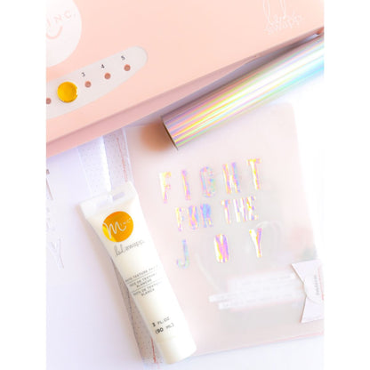 Minc White Texture Paste / Pasta Texturizadora Blanca para Foil Medios Mixtos y Pastas Texturizadoras Heidi Swapp