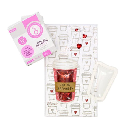 Coffee Cup Shaker Refill / 10 Blisters de Vaso de Café Adornos / Embellishments Tonic Studios