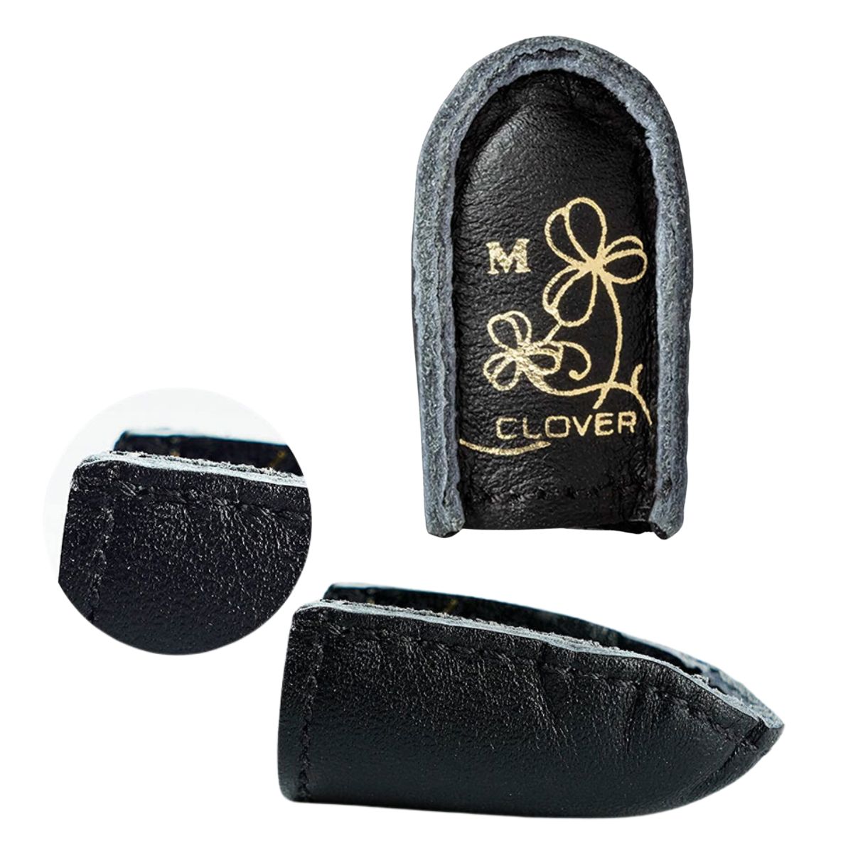 Natural Fit Leather Thimble / Dedal de Proteccion de Cuero Costura Clover