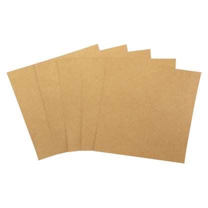 Kraft Cardstock 12" / 50 Hojas Cartulina Premium Kraft Lisa 30.5 cm Papel Harmony Paper