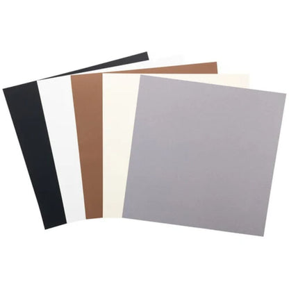 Neutral Cardstock 12" / 50 Hojas Cartulina Premium Colores Neutros 30.5 cm Papel Harmony Paper