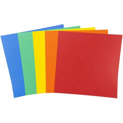 Primary Cardstock 12" / 50 Hojas Cartulina Premium Colores Primarios 30.5 cm Papel Harmony Paper