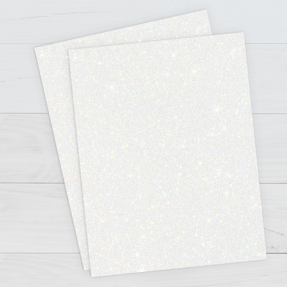 Inkjet Printable Glitter Cardstock / Cartulina Glitter Blanca Imprimible Papel Harmony Paper
