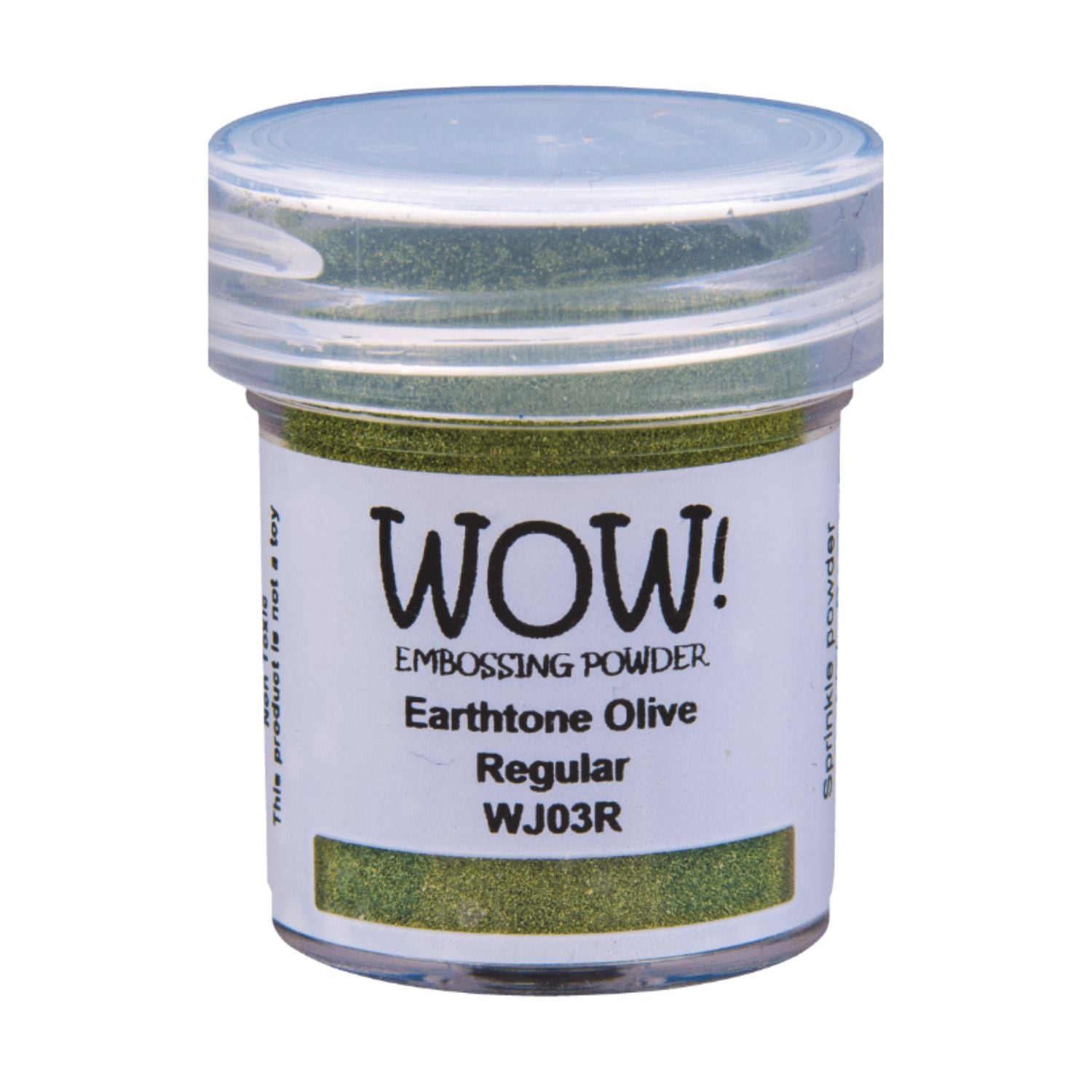 Olive Embossing Powder / Polvo de Embossing Oliva Opaco Polvos de Embossing Wow!