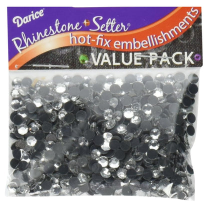 Crystal Hot-Fix Glass Stones 4mm / Cristales con Pegamento al calor Adornos / Embellishments Darice