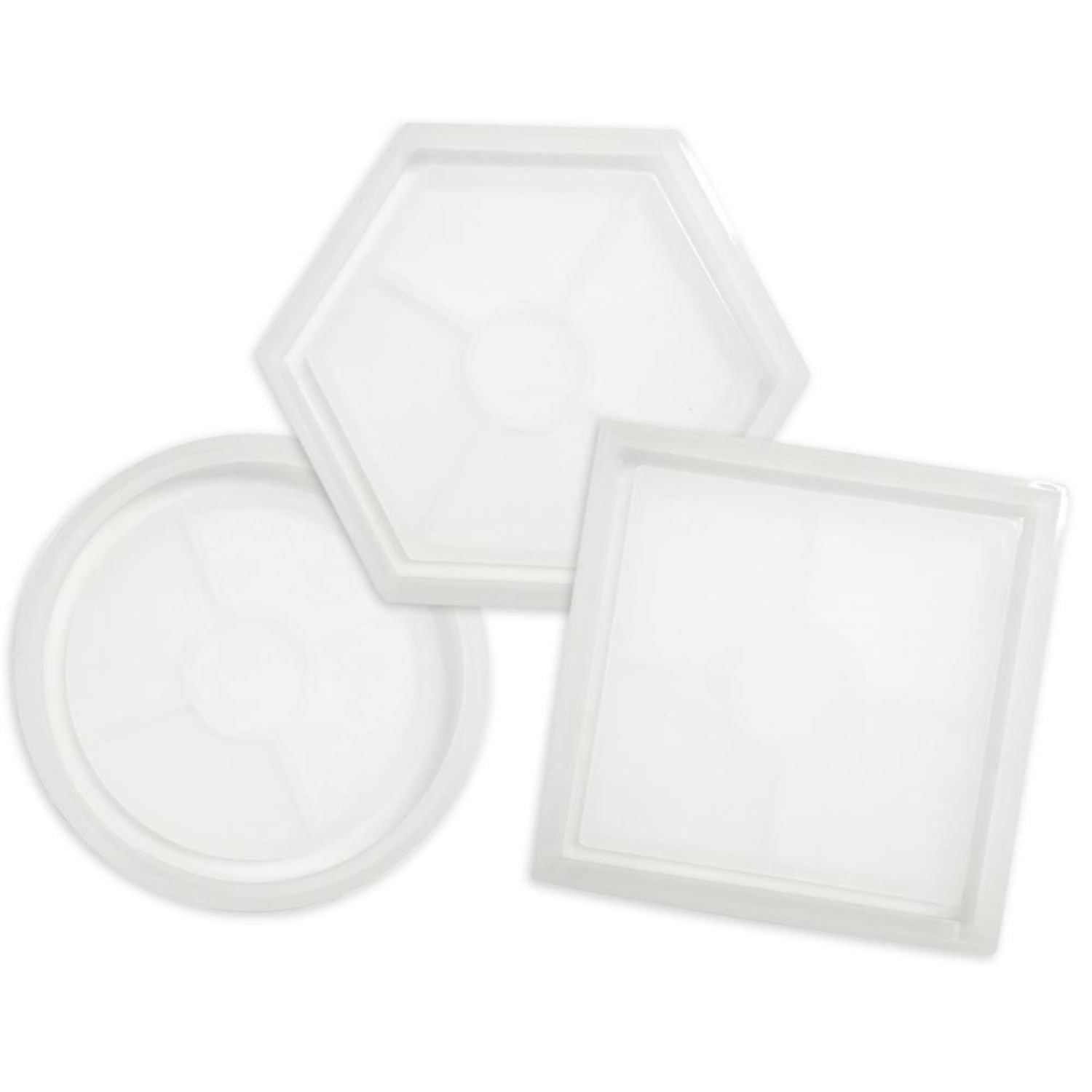 Spin It Coasters Mold / Moldes de Porta Vasos Para Resina Resina Epóxica y Accesorios American Crafts