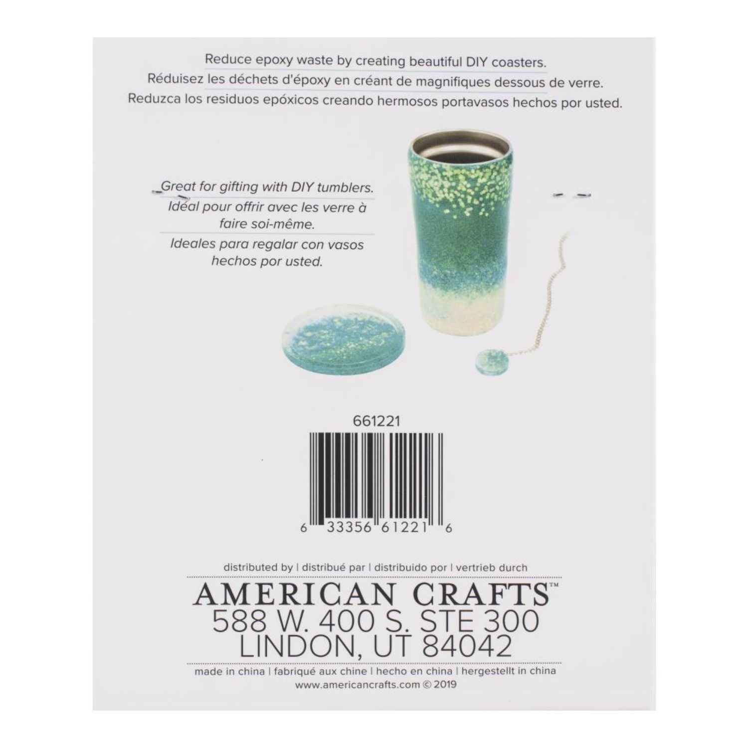 Spin It Coasters Mold / Moldes de Porta Vasos Para Resina Resina Epóxica y Accesorios American Crafts