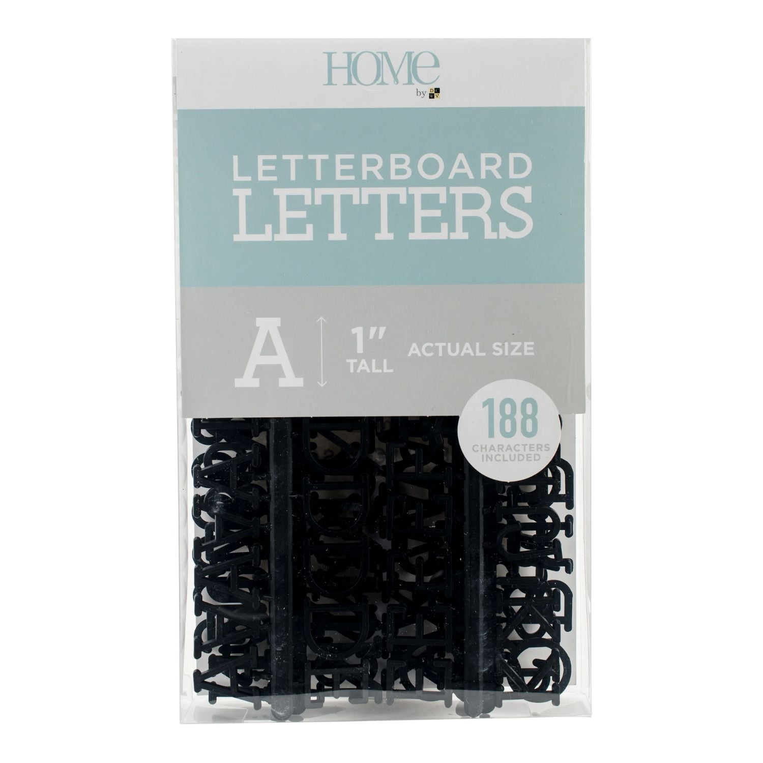 Black 1&quot; Letters / Letras Negras Para Tablero Accesorios DCWV