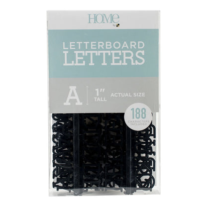 Black 1&quot; Letters / Letras Negras Para Tablero Accesorios DCWV