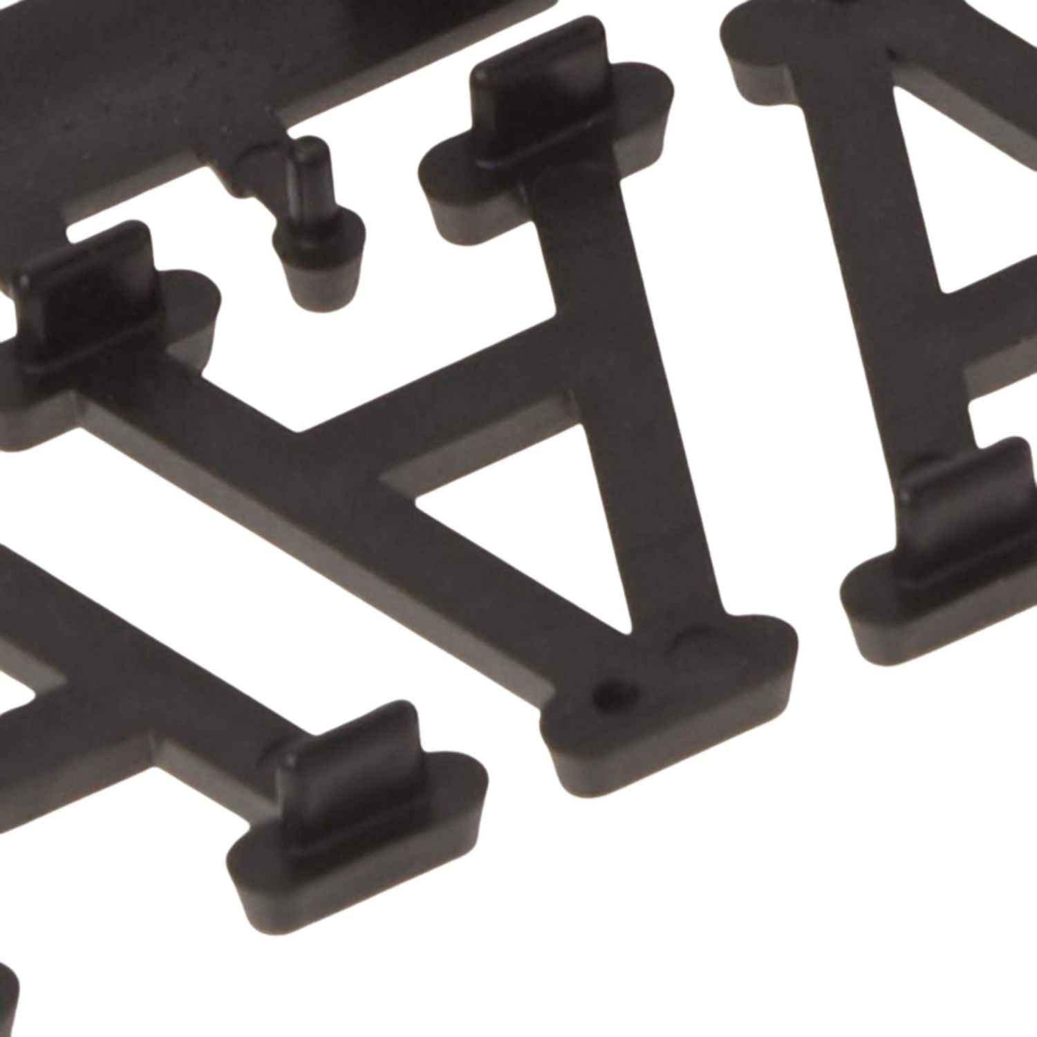 Black 1&quot; Letters / Letras Negras Para Tablero Accesorios DCWV