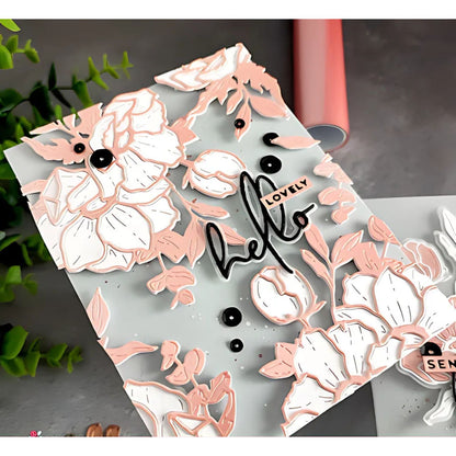 Wonderful Script Sentiments Cutting Dies / Suajes Grabados Sentimientos Maravillosos Dados de Corte / Suajes / Troqueles Spellbinders