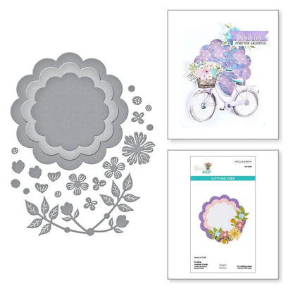 Scallop Journal Cards Cutting Dies / Suajes Grabados Para Tarjetas De Diarios Festoneadas Dados de Corte / Suajes / Troqueles Spellbinders