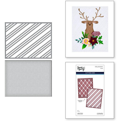 Candy Stripes Cutting Dies / Suajes Grabados Rayas De Caramelo Dados de Corte / Suajes / Troqueles Spellbinders