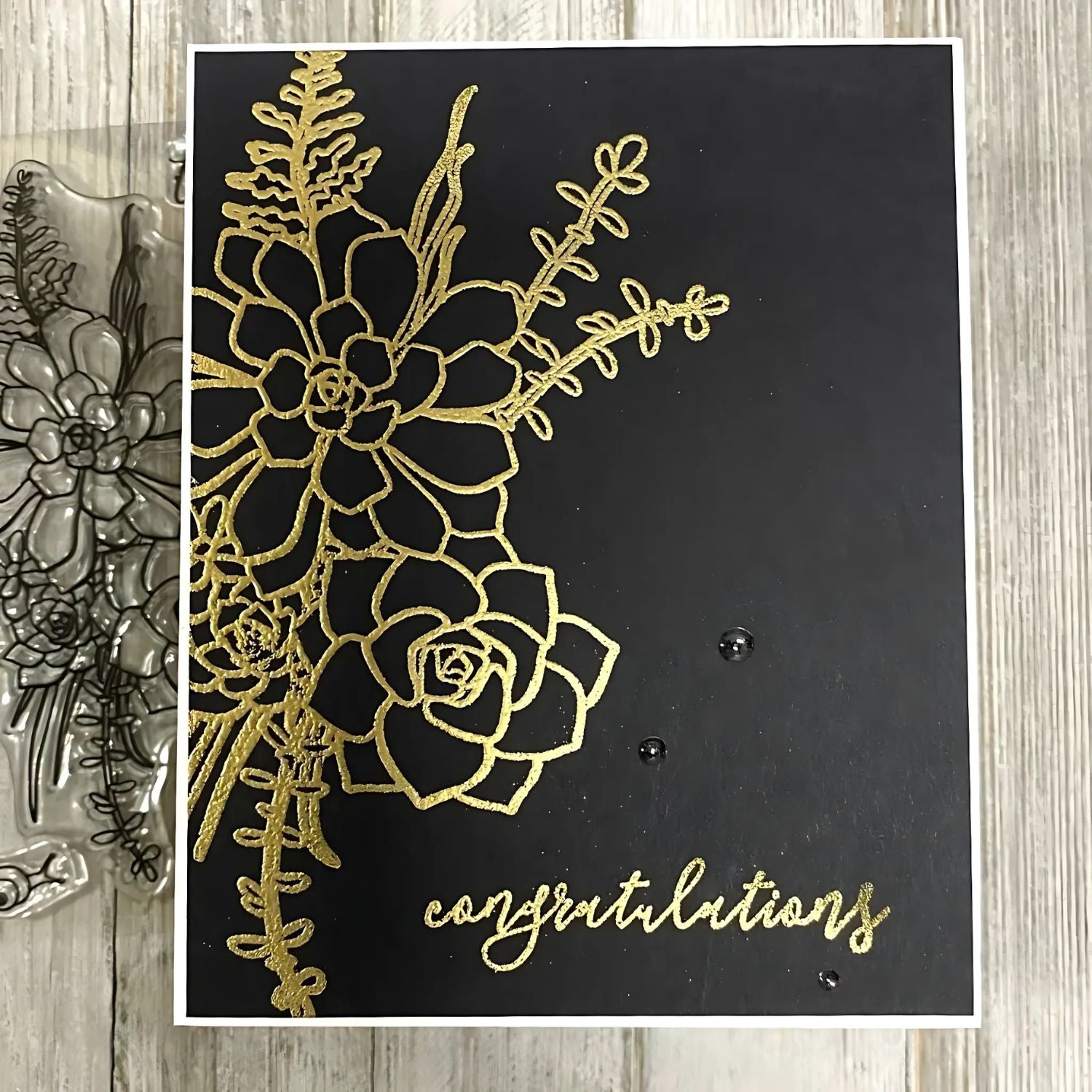 Succulent Bouquet Clear Stamps / Sellos Transparentes Ramo De Flores Sellos Hero Arts