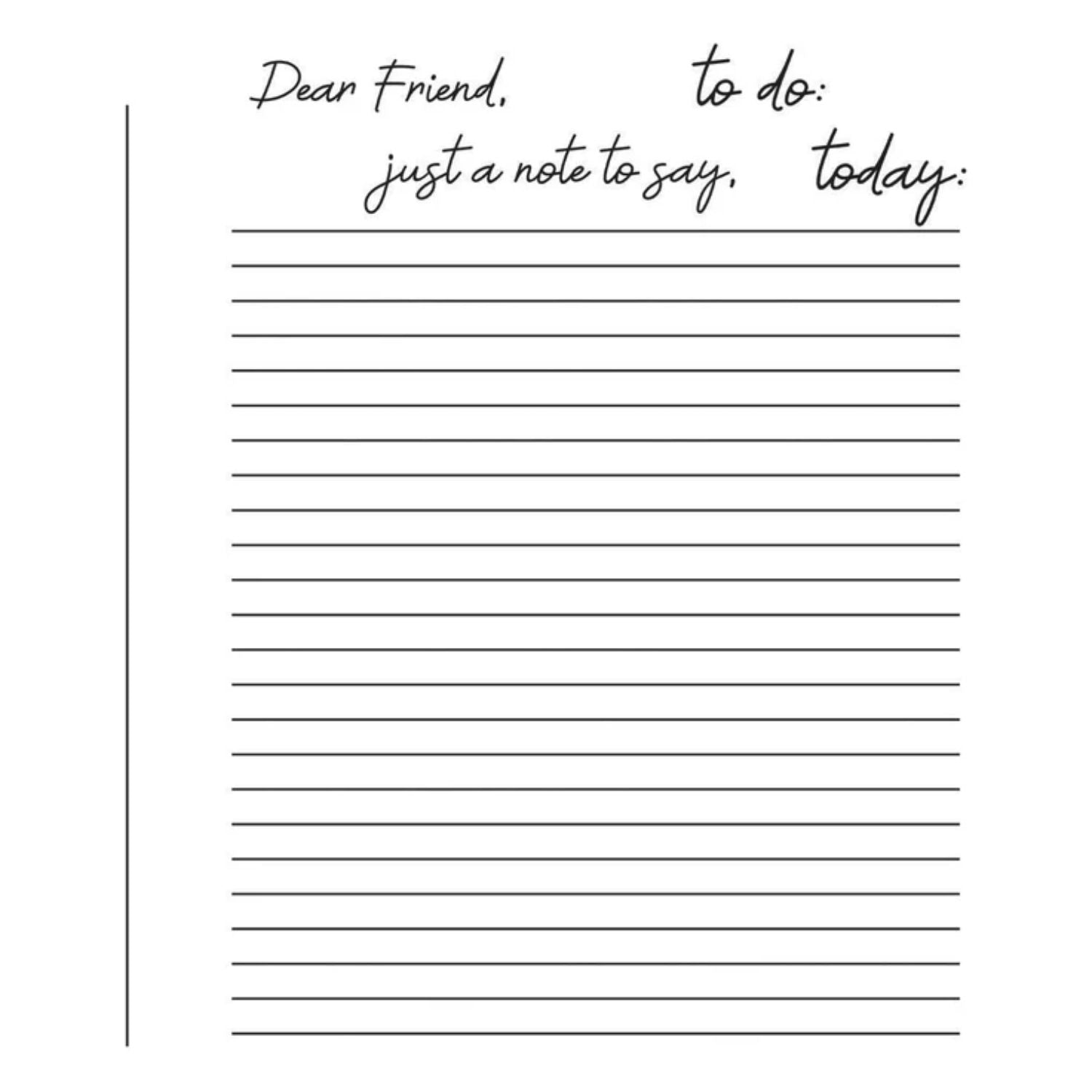 Take Note Registration Press Plates / Placa para Estampado y Grabado Notas Accesorios para Suajadoras Spellbinders