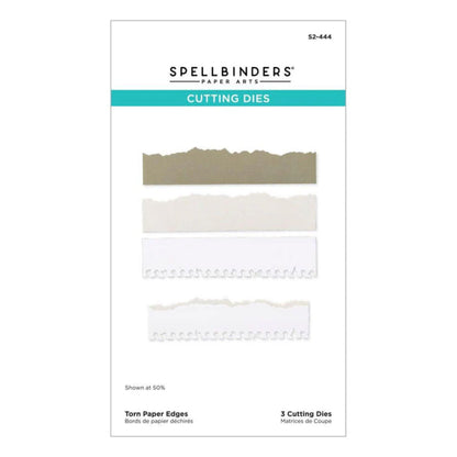 Torn Paper Edges Cutting Dies / Suajes De Corte Con Bordes De Papel Rasgados Accesorios para Suajadoras Spellbinders
