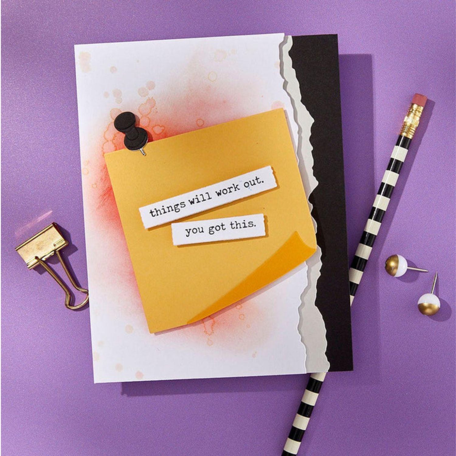 Push Pin Notes Cutting Dies / Suajes De Corte Para Notas Con Chinchetas Accesorios para Suajadoras Spellbinders