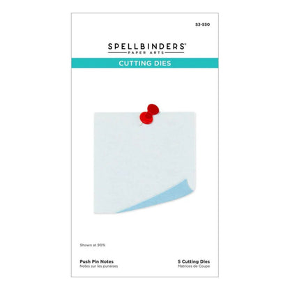 Push Pin Notes Cutting Dies / Suajes De Corte Para Notas Con Chinchetas Accesorios para Suajadoras Spellbinders