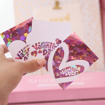 Foil Para Tinta Rosa Vidrio Roto Holográfico 3m Foil Reactivo Angie Guerra