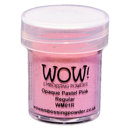 Pastel Pink Embossing Powder / Polvo de Embossing Rosa Pastel Polvos de Embossing Wow!