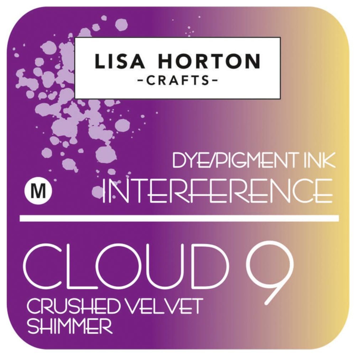 Interference Ink Pad Crushed Velvet / Tinta De Interferencia Uva Tinta para Sellos Lisa Horton Crafts