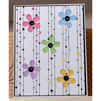 Self-Stick Gems Vibrant / Piedras con Autoadhesivo Vibrantes (78 piezas) Adornos / Embellishments Darice