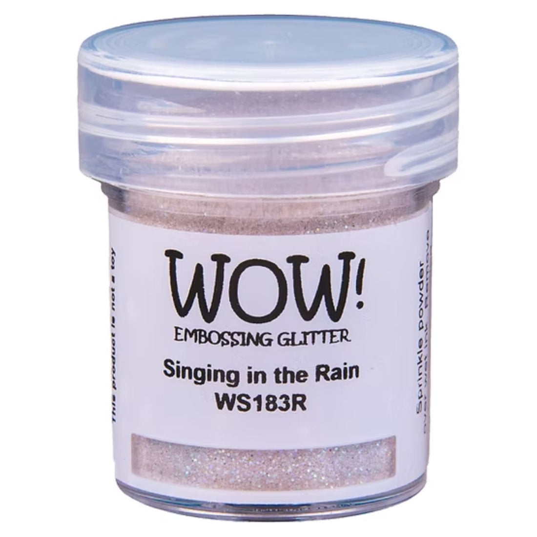 Singing In The Rain Embossing Powder / Polvo de Embossing Lluvia Polvos de Embossing Wow!