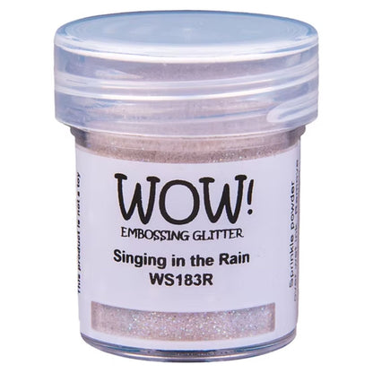 Singing In The Rain Embossing Powder / Polvo de Embossing Lluvia Polvos de Embossing Wow!
