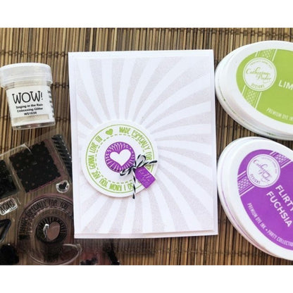 Singing In The Rain Embossing Powder / Polvo de Embossing Lluvia Polvos de Embossing Wow!