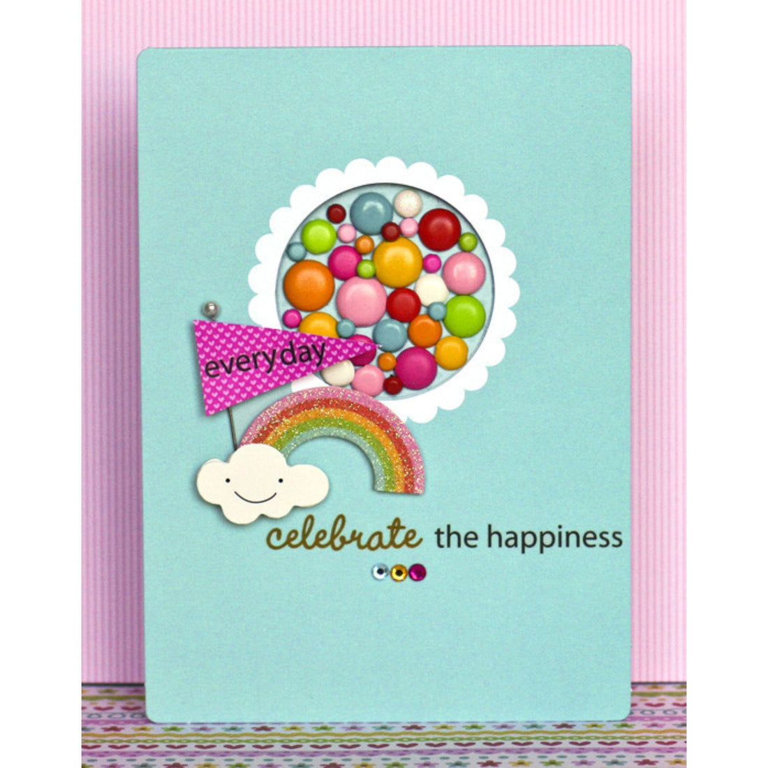 Mini Brads Primary Colors Adornos / Embellishments Doodlebug