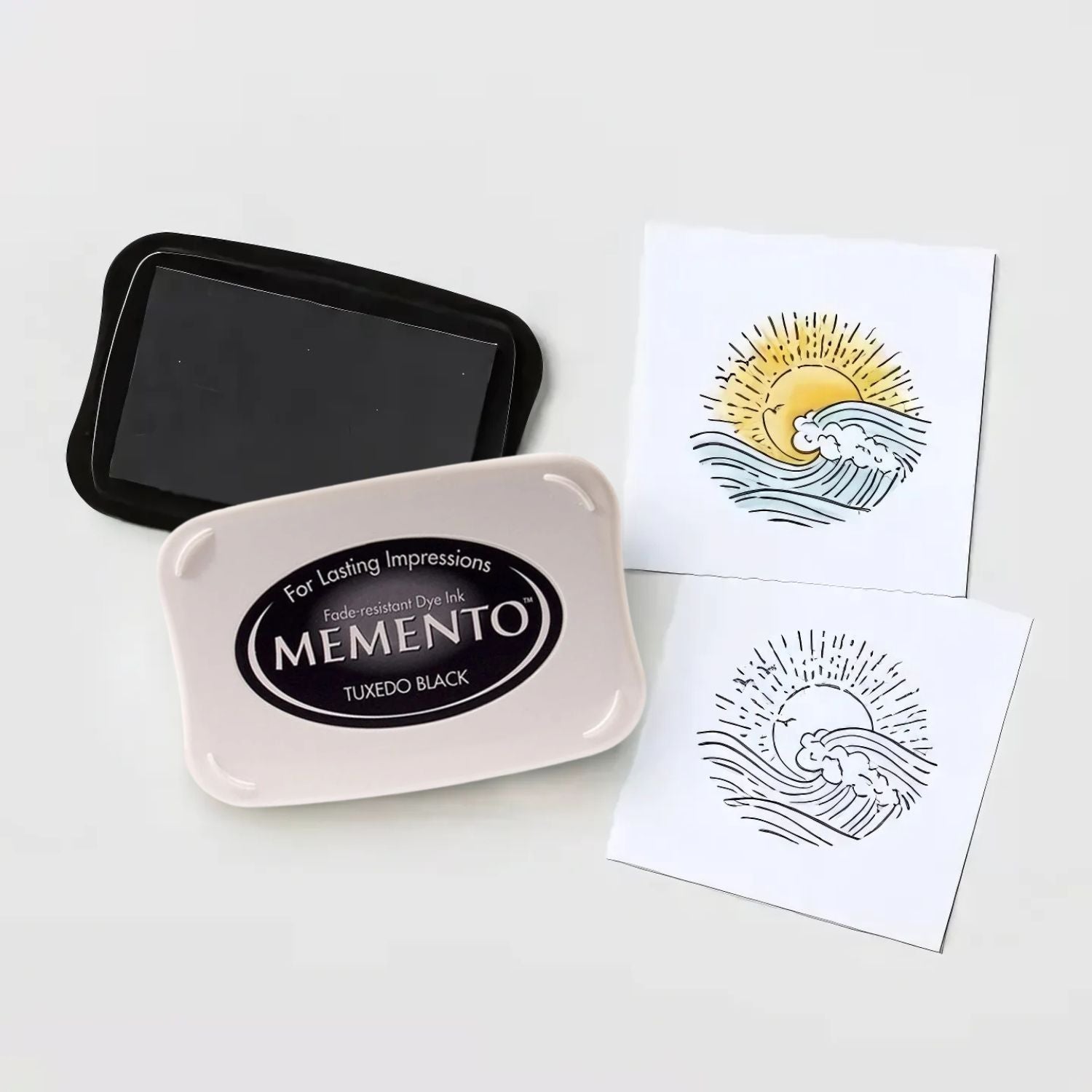 Tuxedo Black Memento Ink Refill / Relleno Memento Negro Tintas TSUKINEKO