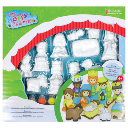 Plaster Nativity Kit / Nacimiento para Pintar Kits / Sets Colorbok