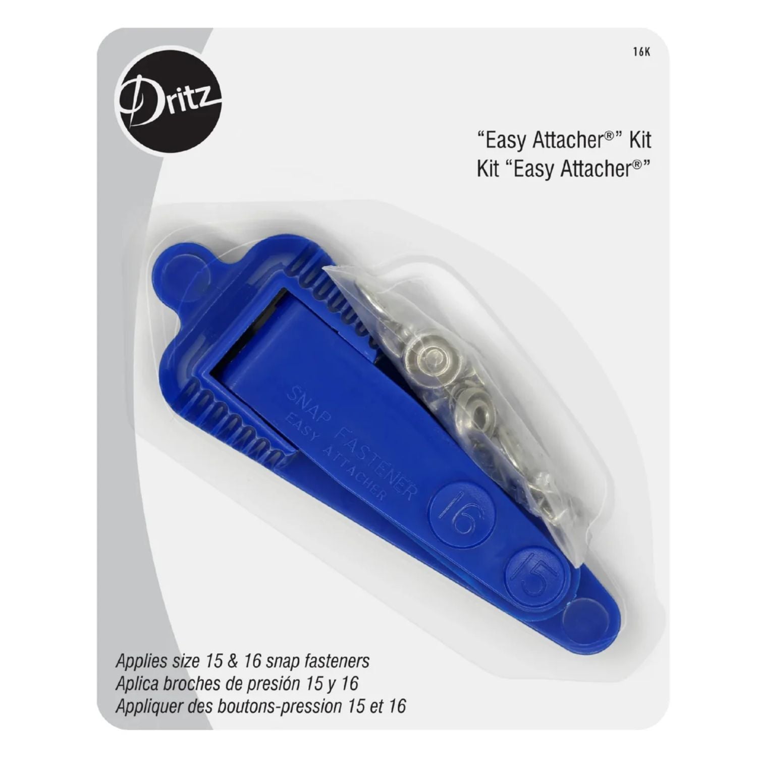 Easy Attacher Kit / Kit para Aplicar Broches de Presión Adornos / Embellishments Dritz