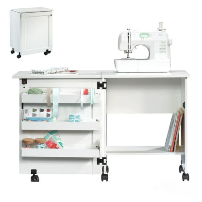 Rolling Sewing Cart Storage / Mueble para Manualidades con Ruedas Almacenamiento y Organización Sauder
