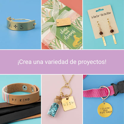Jewelry Press Kit / Kit de prensa de joyería Herramientas para Joyerìa We R Makers